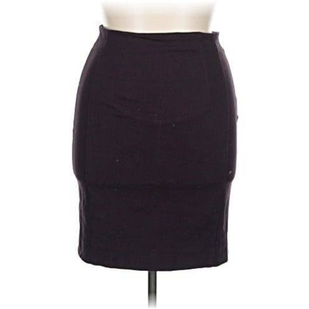 MM LaFleur Soho Skirt Plum Purple Pencil Career Wear Size 14